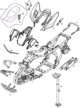 Adly 500 - komplet farveskift
