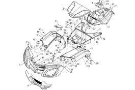 Dinli 700 - komplet farveskift